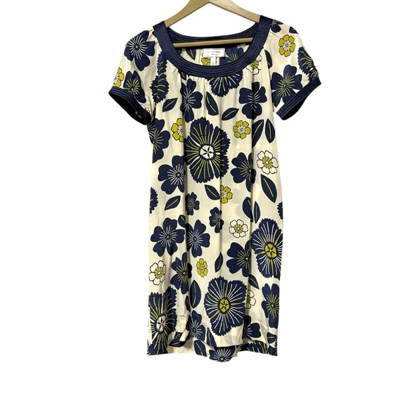 Anthropologie Dresses & Skirts - Anthropologie Moulinette Soeurs Silk Floral Mini Dress Size XS Boho Satin
